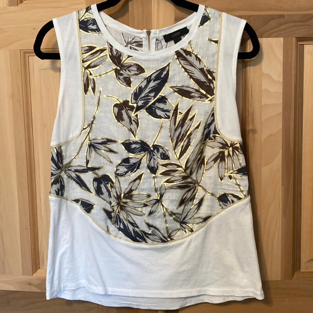 J. Crew Linen Top